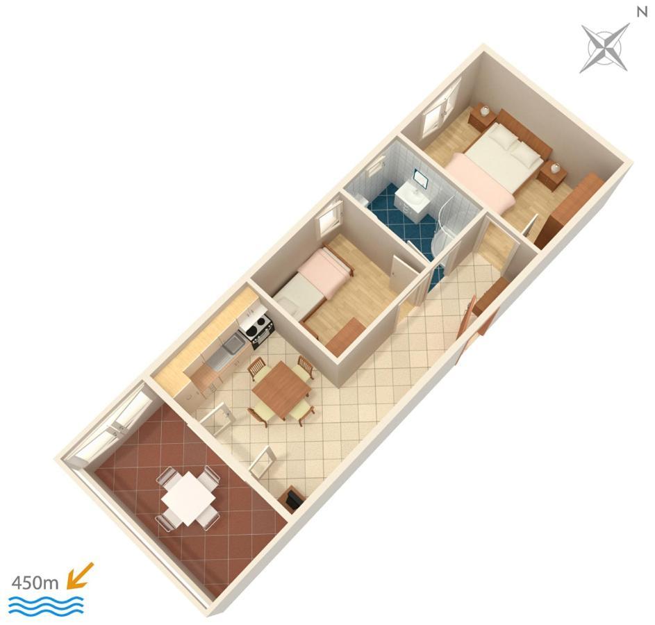 Family Friendly Apartments With A Swimming Pool Povljana, Pag - 244 ภายนอก รูปภาพ